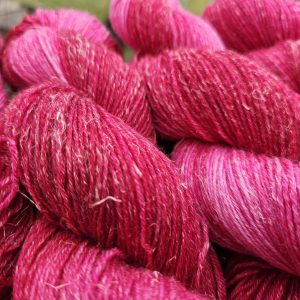 Merino mit Leinen