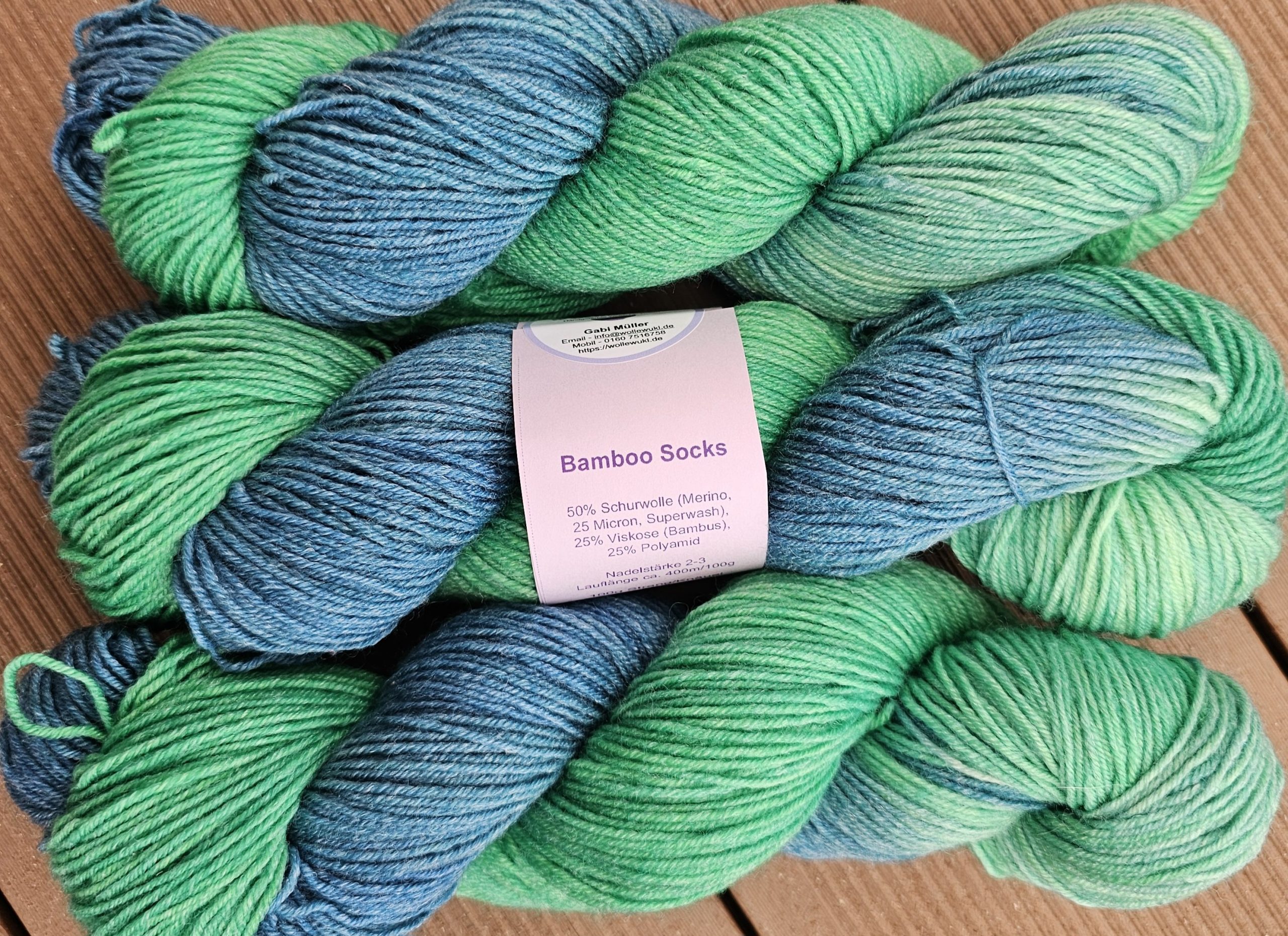 Bamboo Socks 4-fach
