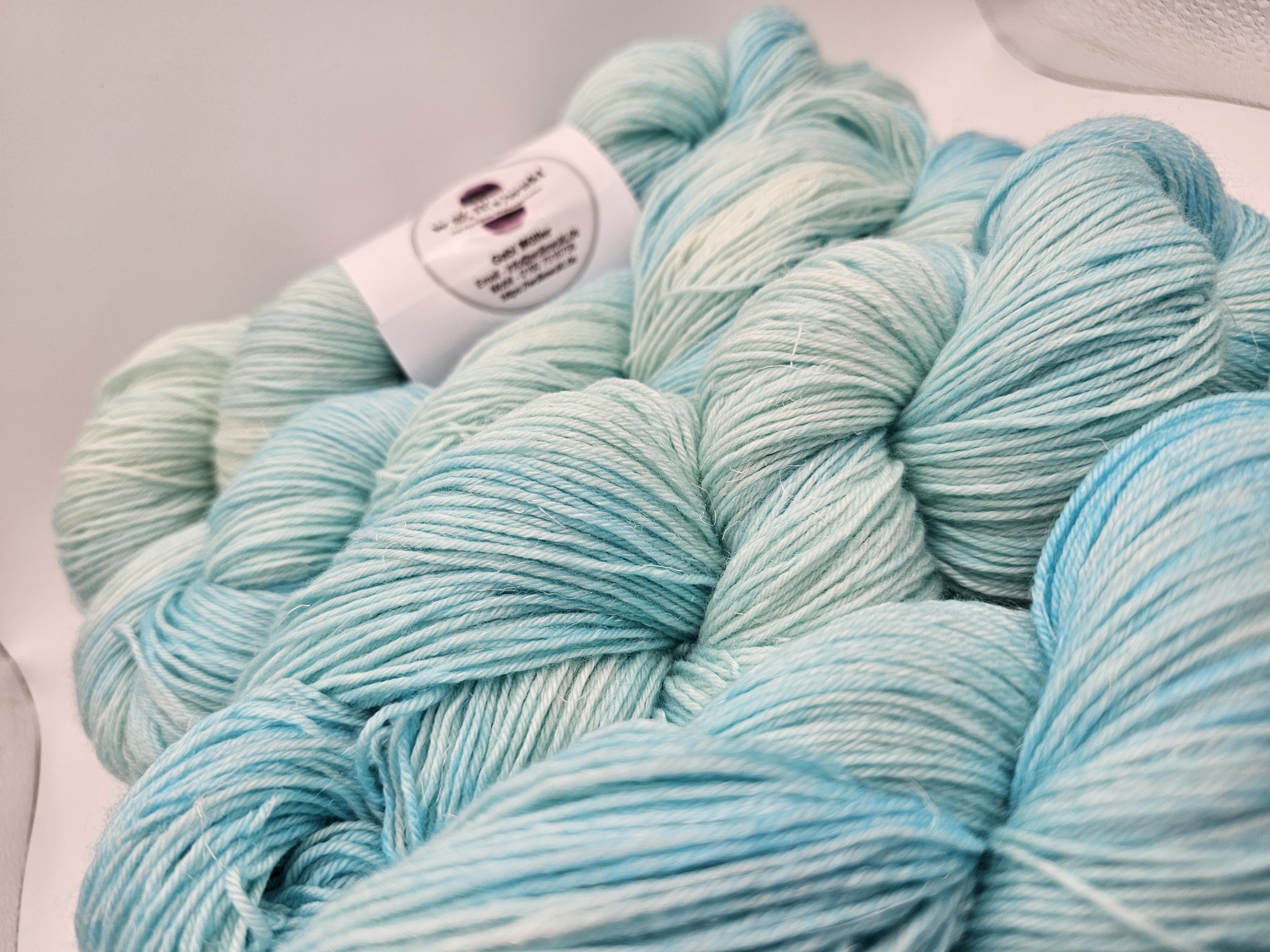 Merino mit Leinen